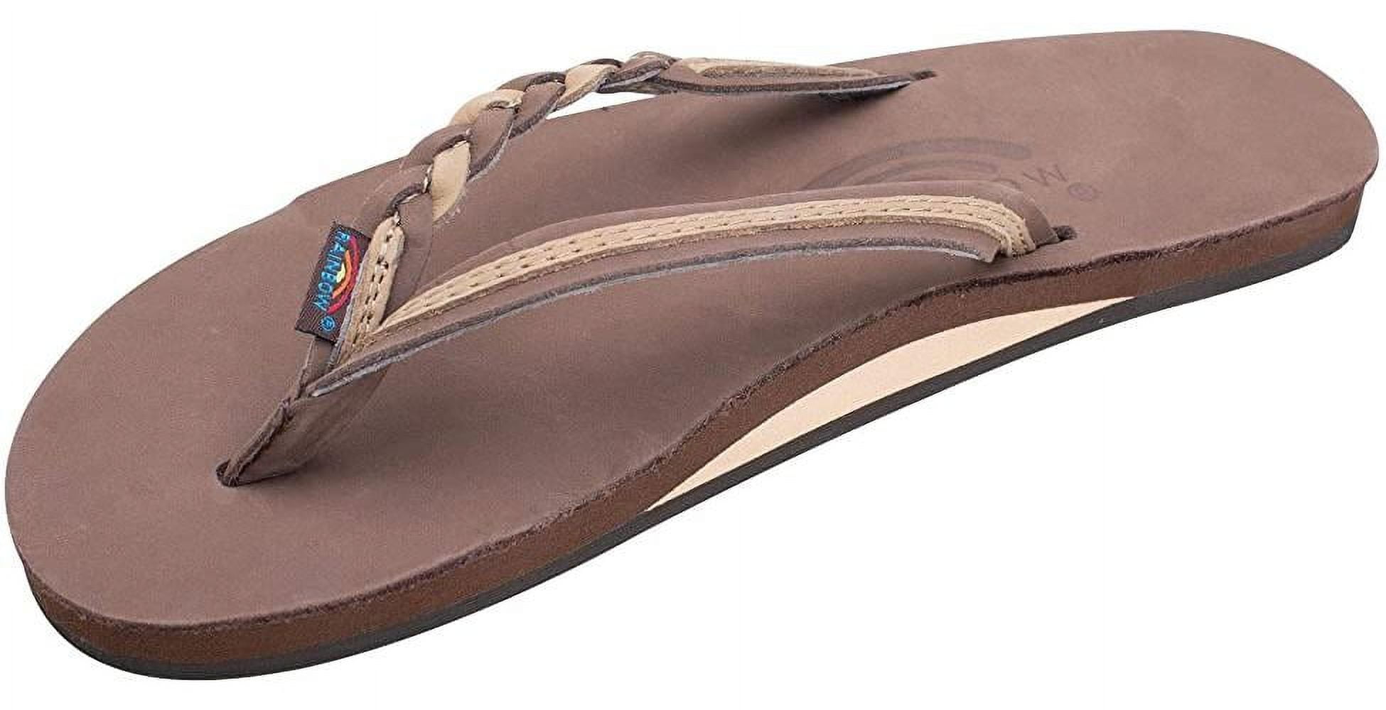 Rainbow Sandals 301ALTSB Womens Braided Flirty Braidy  Espresso Sierra Medium