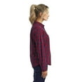 thumbnail image 3 of Artisan Collection by Reprime RP350 Ladies Mulligan Check Long-Sleeve Cotton Shirt, 3 of 3