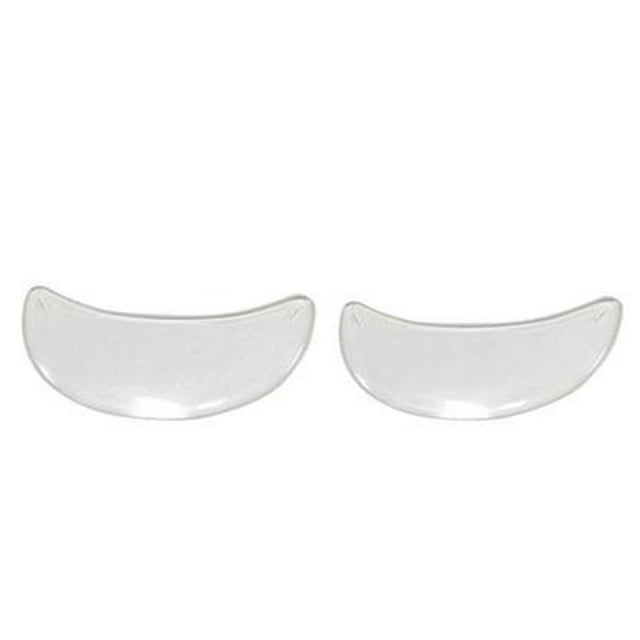 Flmtop 2 Pcs Coussinets pour les Yeux Réutilisables en Silicone Imperméables Anti-Rides Patchs Aplatisants