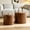 Walunt, variant on Lyuhome Coffee Table Set of 2, Round Side Table Set, Wood End Table for Living Room, Office,No Assembly,Oak