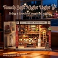 thumbnail image 2 of Thames Bookstore DIY Miniature Dollhouse Kit, 3D Wooden Book Nook with LED Light, for Adults & Teens, 2 of 7