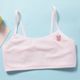 thumbnail image 2 of Training Bras for Girls 9-10 Years Sports Bra Seamless Bralettes Kids Underwear Crop Tops Lightweight Camisole (Teens, Light Pink), 2 of 6