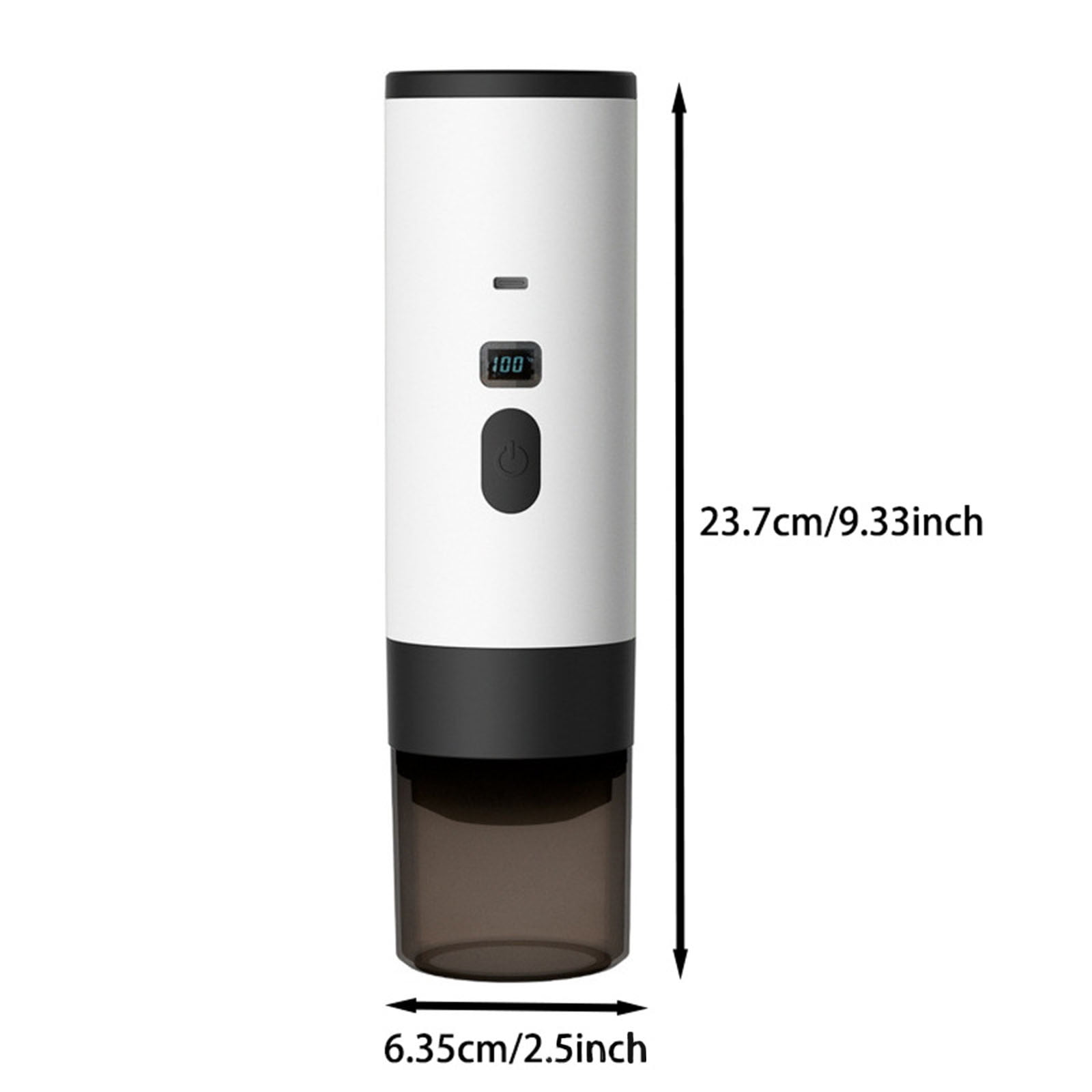 3-in-1 Portable USB Rechargeable Coffee Maker - 72W 12V Machine with 90ml Water Reservoir for Travel and Outdoor Use - Orange