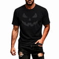 thumbnail image 2 of SJLDQY Halloween Mens Short Sleeve Tshirts Pumpkin Face Graphic Hallowmas T-Shirts for Men Casual Crew Neck Loose Fit Soft Tops, 2 of 4