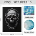thumbnail image 3 of Diamond Art Kits for Adults - 5d Skeleton Metal Chains Dark Stars Diamond Painting for Adults, Diamond Art for Adults Beginners, Diamond Painting Kits for Adults for Home Wall Decor, 3 of 7