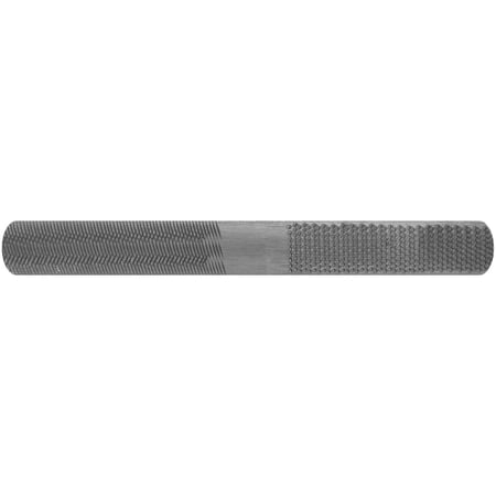 UPC: 0081838040604 | Century Drill & Tool 8  4-In-1 Half Round Hand File – General Purpose – Standard Quality  1/card  sold by card