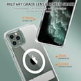 thumbnail image 5 of Case for iPhone 11 Pro Max  Case[Compatible with Magsafe], -Grade Drop Protection Metal Kickstand Cover Shockproof Phone Case for Apple iPhone 11 Pro Max 6.5", White, 5 of 9