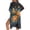 Black-Butterfly Peony Floral Star, variant on Deer Skull Print Women's Beach Cover Up Soft Lightweight Swimsuit Coverup Sunflower Aztec Print Sheer Breathable Bathing Suit Cover Up