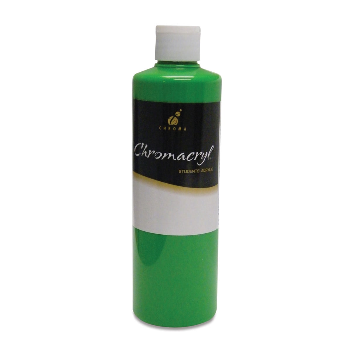 Chromacryl Students' Acrylic Paint Pint Neon Green
