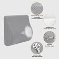 thumbnail image 2 of TISHIJIE Memory Foam Lumbar Support Pillow for Car - Mid/Lower Back Support Cushion - for Car Seat, Office Chair, Recliner Etc., 2 of 6