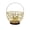 Gold S, variant on Black M Iron Egg Storage Basket And Fruit Rack European Style For Dried Fruit And Kitchen Organization