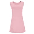 thumbnail image 7 of Diufon Womens Athletic Dress Summer Sleeveless Crewneck Golf Tennis Dresses Mini Dress Built in Shorts, 7 of 7