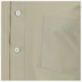 thumbnail image 4 of Manchester Camisa de Vestir Regular Fit  Beige Medio, 16" Cuello 35" Manga Manchester 5018A, 4 of 4