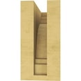 thumbnail image 4 of 3"W x 6"D x 6"H Classic Pescadero Rough Cedar Woodgrain TimberThane Corbel, Primed Tan, 4 of 6