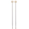 thumbnail image 1 of IFANLANDOR 2Pcs Wood Rhythm Sticks for Percussion White with Balanced Strike for Practice Session Musicians, 1 of 8
