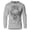 Sport Grey, variant on GYMISH Gym Reaper Lightweight Long Sleeve Hooded T-Shirt for Men – Funny Workout Hoodie, Fitness & Bodybuilding Apparel