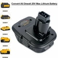 thumbnail image 3 of Fameei:Dewalt battery adapter 20V to 18V DCA1820 adapter without USB interface black, 3 of 8