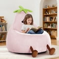 thumbnail image 4 of MCQ 24 Inch Bean Bag Chair, Small-Scale Sofa Couch with Soft Filler, Pink, 4 of 7