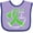 Lavender and Purple, variant on Inktastic Love and Care Mental Health Awareness Green Ribbon Boys or Girls Baby Bib