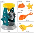 thumbnail image 4 of Jeu de Sable de Plage en Plastique 5PCS Amusant Roue à Eau Jouet de Plage Jouet avec Sac en Filet, 4 of 10