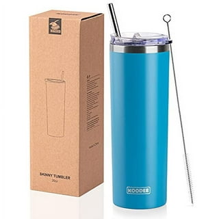 koodee 20 oz Stainless Steel Skinny Tumblers (4 Pack) Double Wall