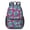 Football Icon Red Pattern, variant on Football Icon Darkgreen Pattern 17" Waterproof Oxford School Backpacks for Teens, S-Shape Padded Straps, for School, Travel, Hiking, Camping