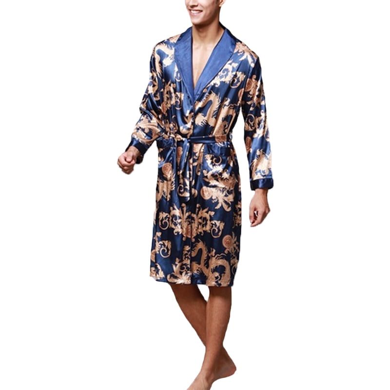 mens gowns sleepwear