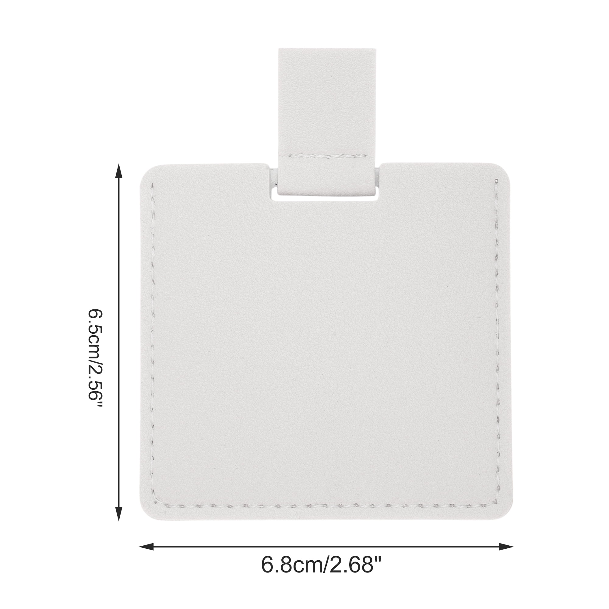 Unique Bargains 1 Pc Square Shape Makeup Mirror White