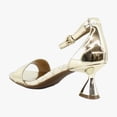 thumbnail image 3 of Aerosoles Jazzy Women's Heels Gold Mirror Metallic Size 9.5 M, 3 of 8