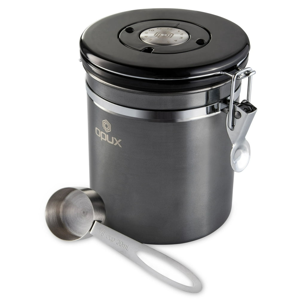 OPUX Coffee Canister Stainless Steel Airtight Coffee Container with