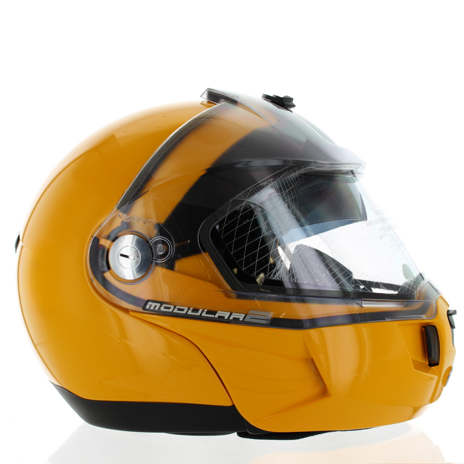 BRP New OEM SkiDoo Modular 2 Yellow Helmet XLarge, 4475211210