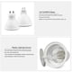 thumbnail image 4 of Toystoory Luz de techo LED Gran angular 90lm Protección contra sobrecorriente Centro comercial Vitrina Foco MR116-30 ° Blanco cálido Type3 NO3, 4 of 6