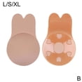thumbnail image 1 of Invisible Breast Lift Up Bra Pad Tape Silicone Cover Rabbit Ear Cup S-XL SALE м< G4P2, 1 of 9