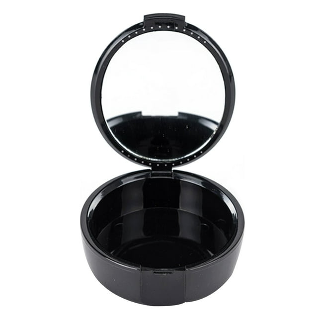 Denture Box Creative Portable Mirror Design Denture Bath Case Denture Container