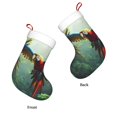 thumbnail image 3 of Fuzoiu Flying Parrots In Jungle Print Christmas Stockings, Party Supplies & Kids Gifts,Big Xmas Stockings Decoration for Family Decorations Hanging Ornament for Xmas Holiday Party, 3 of 7