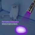 thumbnail image 4 of 365nm Black Light Flashlight, UV Flashlight Rechargeable with LCD Display,  Ultraviolet Lights for Pet  Detection,  Curing, Rockhounding, Scorpion, Uranium Glass, A/CLeak, 4 of 6