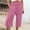 Pink 2, variant on Wensltd Capris leggings for Women Elastic Waist Slim Yoga Pants