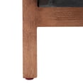 thumbnail image 6 of SAFAVIEH Borsla Modern Glam Square Patio Planter with Stand, Natural/Black, 6 of 7