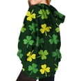thumbnail image 5 of Mercatoo St 𝐏atricks Day Hoodies for Teen Girls Long Sleeve Oversized Sweatshirts Shamroc𝐤 Tops Trendy Tween Girl Irish, 5 of 8