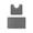 #-【Drak Gray | 1 x 40x60Cm Rug + 1 x 40x50Cm Rug】, variant on Bathroom Toilet Rug Set 2-Piece - U-Shape Non Slip Latex Mat Absorbent Quick-Dry Floor Carpet Soft Microfiber Velvet Fleece Washable, Pink, JKODE