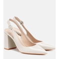 thumbnail image 3 of Women's Pointed Toe Block Heel Pumps Slingback Chunky Heel Slip On Work Party Dress Shoes, 3 of 3