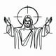 thumbnail image 1 of Cuadro Decorativo de Metal con Diseño cristo nazareth Mediano, 1 of 4