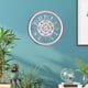 thumbnail image 2 of Reloj de pared retro, reloj de pared, funciona con pilas, decorativo, europeo, sin tictac. Plata, 2 of 8