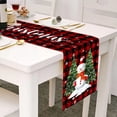 thumbnail image 2 of Christmas Sale! Buffalo Plaid Winter Christmas Trees Merry Xmas Table Runner for Dining Table 13*70in, 2 of 7