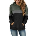thumbnail image 2 of GEWSEY Hoodies for Women Casual Long Sleeve Drawstring Loose Fit Pullover Sweaters Tops for Women Trendy 2025 Fall Fashion (Army Green, M), 2 of 9