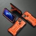 thumbnail image 4 of ExoGuard For Google Pixel 5 Case, Phone Case with Screen Protector and Kickstand (Orange), 4 of 7