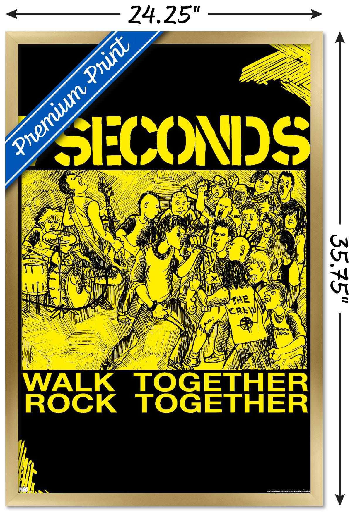 7 Seconds - Together Wall Poster, 22.375" x 34", Framed
