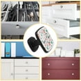 thumbnail image 5 of 4 Pcs Cabinet Handle Drawer Pulls Doodle Lovely Dogs Knobs with Screws Square Furniture Office Cabinet Knob Decoration, 5 of 7