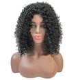 thumbnail image 2 of African Curly Wig 12 Inches Short Curly Hair Curls Black, 2 of 5