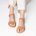 thumbnail image 5 of Sandalia DREAM PAIRS HOBOO-N para mujer con tira al tobillo plana color tan, 5 of 5